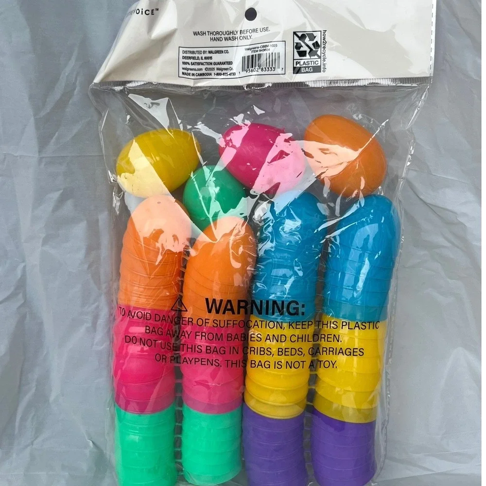 Best Eggs Plastic Easter Eggs 80 Count Multicolor New 2 Pack Neon Hunt